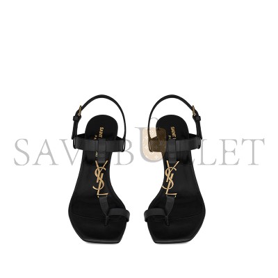 YSL CASSANDRA SANDALS IN SMOOTH LEATHER 658198DWETT1000